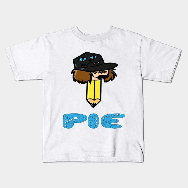 Pencil Pie-lord Kids T-Shirt by ThePieLord